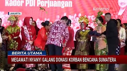 Momen Megawati Nyanyi Demi Galang Donasi untuk Korban Bencana Sumatera | BERUT