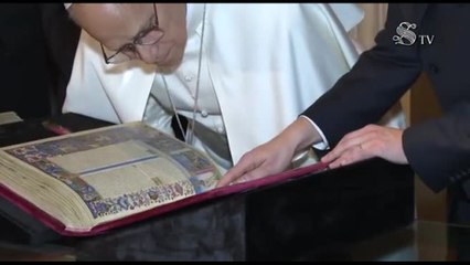 Leone XIV alla Biblioteca del Senato, mostra sulla Bibbia di Borso d'Este