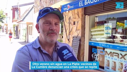 Otro verano sin agua en La Plata: vecinos de La Cumbre denuncian una crisis que se repite