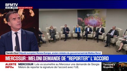 Accord UE-Mercosur: Sandro Gozi, député européen Renew Europe, demande “un report pour convaincre nos partenaires d’Amérique latine d’accepter les clauses de sauvegarde”