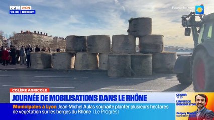 Crise agricole : journée de mobilisations dans le Rhône