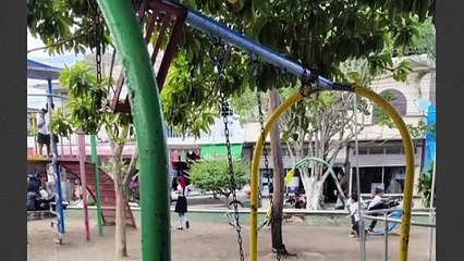 Columpios peligrosos alertan en plaza de Ixtapa | CPS Noticias Puerto Vallarta