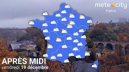 Bulletin météo France du vendredi 19 décembre 2025