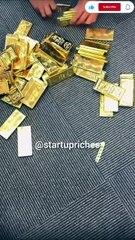 Inside a Gold Bar Factory 😱 | Real Gold Bars Vault | Startup Riches