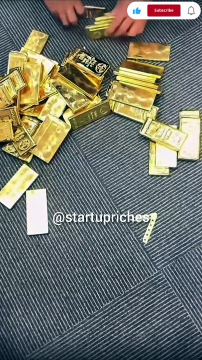 Inside a Gold Bar Factory 😱 | Real Gold Bars Vault | Startup Riches