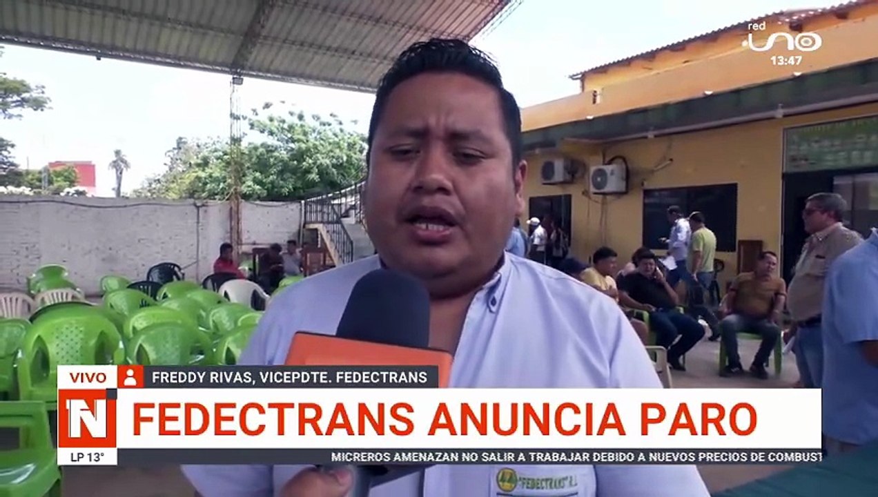 FEDETRANS ANUNCIA PARO