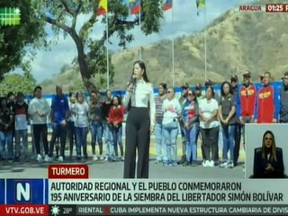 Aragua | Pueblo rindió homenaje al Libertador en el 195 aniversario de su paso a la inmortalidad