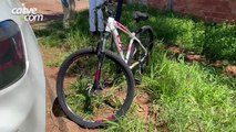 Acidente entre carro e bicicleta deixa ciclista ferido em Cascavel