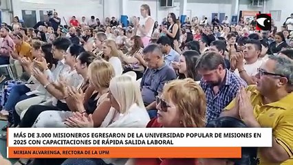 Más de 3.000 misioneros egresaron de la Universidad Popular de Misiones en 2025