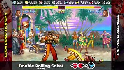 DEE JAY MOVE LIST - Ultra Street Fighter II: The Final Challengers