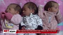 🙏  Tres veces bendecidos: Las trillizas de Frontera ya están en casa con sus papás 🍼🍼🍼