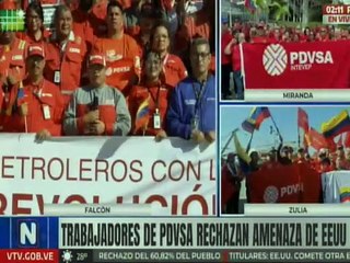 Trabajadores del Centro de Refinación Paraguaná rechazan imposiciones del gobierno de EE. UU.