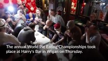 Blackpool man wins World Pie Eating Championships