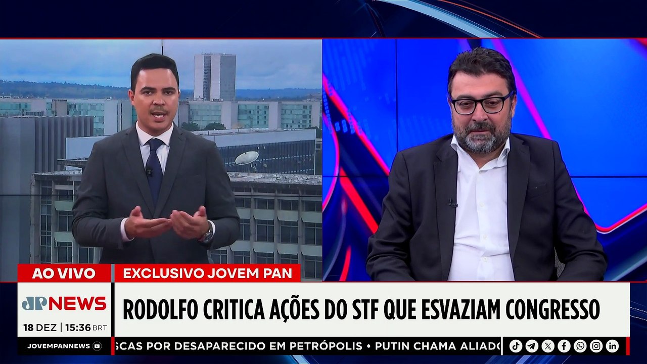 Rodolfo Nogueira critica ações do STF que esvaziam Congresso | TEMPO REAL