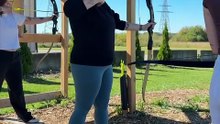 Archery 🎯 First time. First set.
