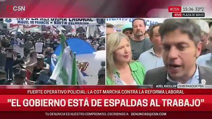 Axel Kicillof  crítico con la reforma laboral de Javier Milei: “No hay sector que le vaya bien”