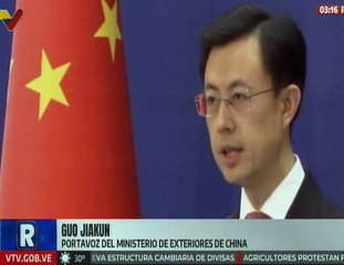 China respalda solicitud de Venezuela de una reunión de emergencia del CSNU ante amenaza de EE. UU.