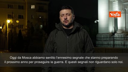 Guerra Ucraina, Zelensky: "La Russia si sta preparando a un altro anno di conflitto"