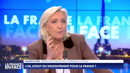 Marine Le Pen : «On ne va pas la quitter puisqu'on est en train de la changer»