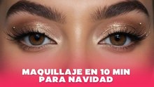 Maquillaje en 10 minutos para Navidad