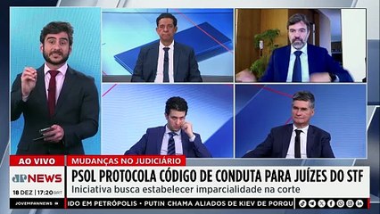 PSOL protocola código de conduta para juízes do STF