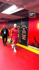 Maçın ardından Galatasaraylı futbolcuların çıkış görüntüleri