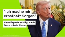 "Ich mache mir ernsthaft Sorgen" - Herz-Experte schlägt nach Trump-Rede Alarm