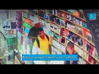 Robo a una perfumería de La Plata