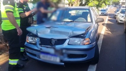 Condutor é detido por embriaguez ao volante após acidente no centro de Cascavel