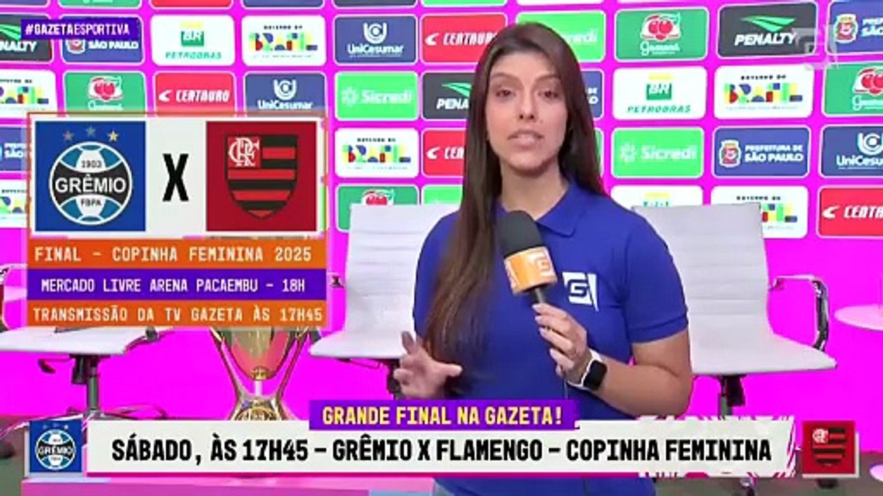 Capitãs de Grêmio e Flamengo falam sobre a final da Copinha feminina