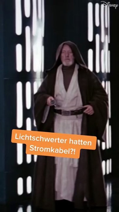 Star Wars: Lichtschwerter hatten Stromkabel?