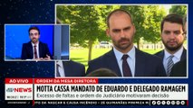 Eduardo Bolsonaro fora da Câmara? Kriegner questiona seletividade na cassação