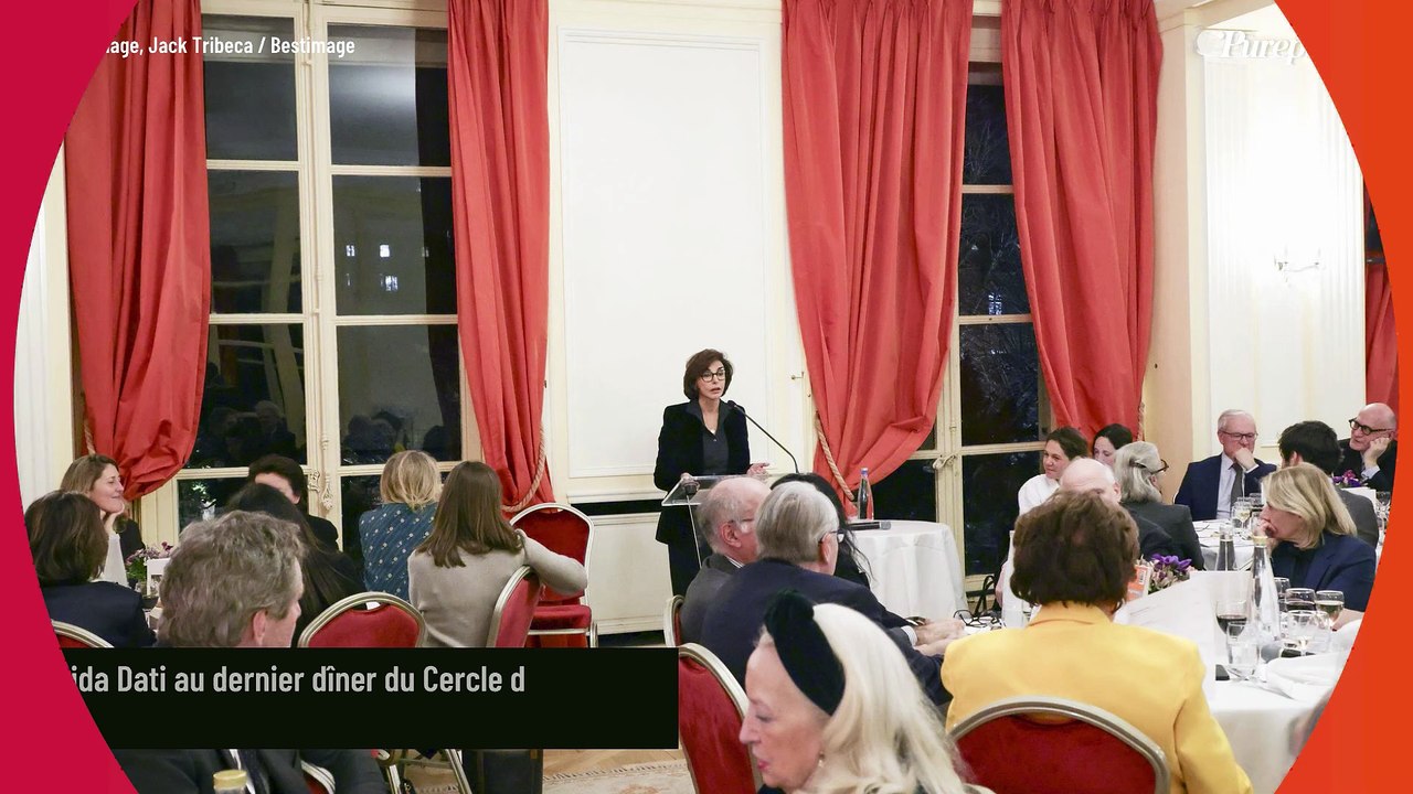 Marc Ladreit de Lacharrière et Rachida Dati réunis pour le dernier dîner de l'année du Cercle de la Revue des Deux Mondes