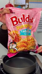 Samyang Buldak Carbonara Dumplings #oreemart #conveniencestore #samyang #dumplings
