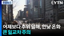 [날씨] 일교차 주의, 아침 추위 덜해...한낮 '초봄' 날씨 / YTN