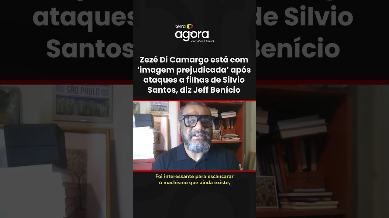 Zezé di Camargo tem imagem prejudicada ao atacar filhas de Silvio Santos, diz Jeff Benício #shorts
