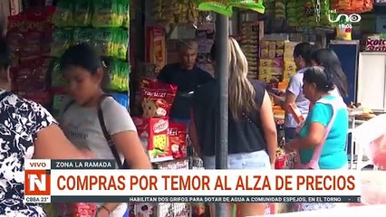 COMPRAS POR TEMOR AL ALZA DE PRECIOS
