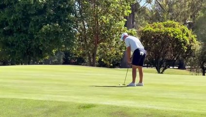Lucas Herbert in action at Bendigo Pro-Am. December 18, 2025.