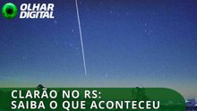 Clarão cruza o céu do RS e gera especulações