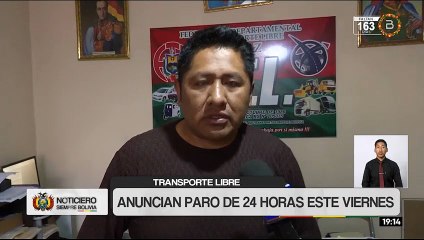 Atención: anuncian paro de transporte en La Paz este viernes
