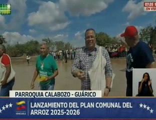 Guárico | Activan Plan Comunal del Arroz 2025 – 2026 en Calabozo
