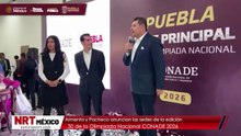 Armenta y Pacheco anuncian las sedes de la edición 30 de la Olimpiada Nacional CONADE 2026
