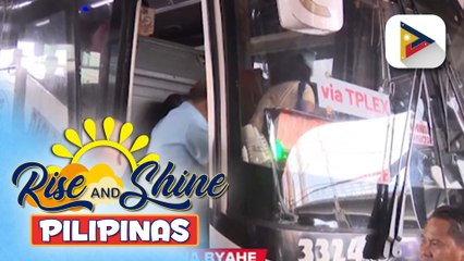 DOTr at iba pang ahensya ng pamahalaan, nagsagawa ng joint inspection sa ilang terminal ng bus sa Cubao para sa inaasahang pagdagsa ng mga biyahero | ulat ni Bernard Ferrer