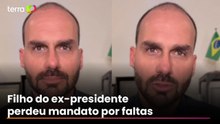 Eduardo Bolsonaro se pronuncia pela primeira vez após cassação: ‘Medalha de honra'