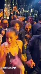 شاهد قبل الحذف رد فعل عمرو دياب 🎤 على رقص جنا عمرو دياب