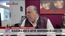 Autoridades de Tamaulipas buscan familiares de adulta mayor abandonada en carretera