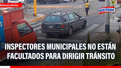 Inspectores municipales no tienen competencia legal para dirigir el tránsito, según experto