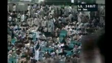Azhar Mehmood 2 for 52 in 14 Overs 3 Mdns vs South Africa 2nd Test, Sheikhupura, October 17 - 21, 1997