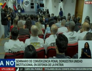 Seminario de Convergencia Penal refuerza el conocimiento a los trabajadores del sistema de justicia