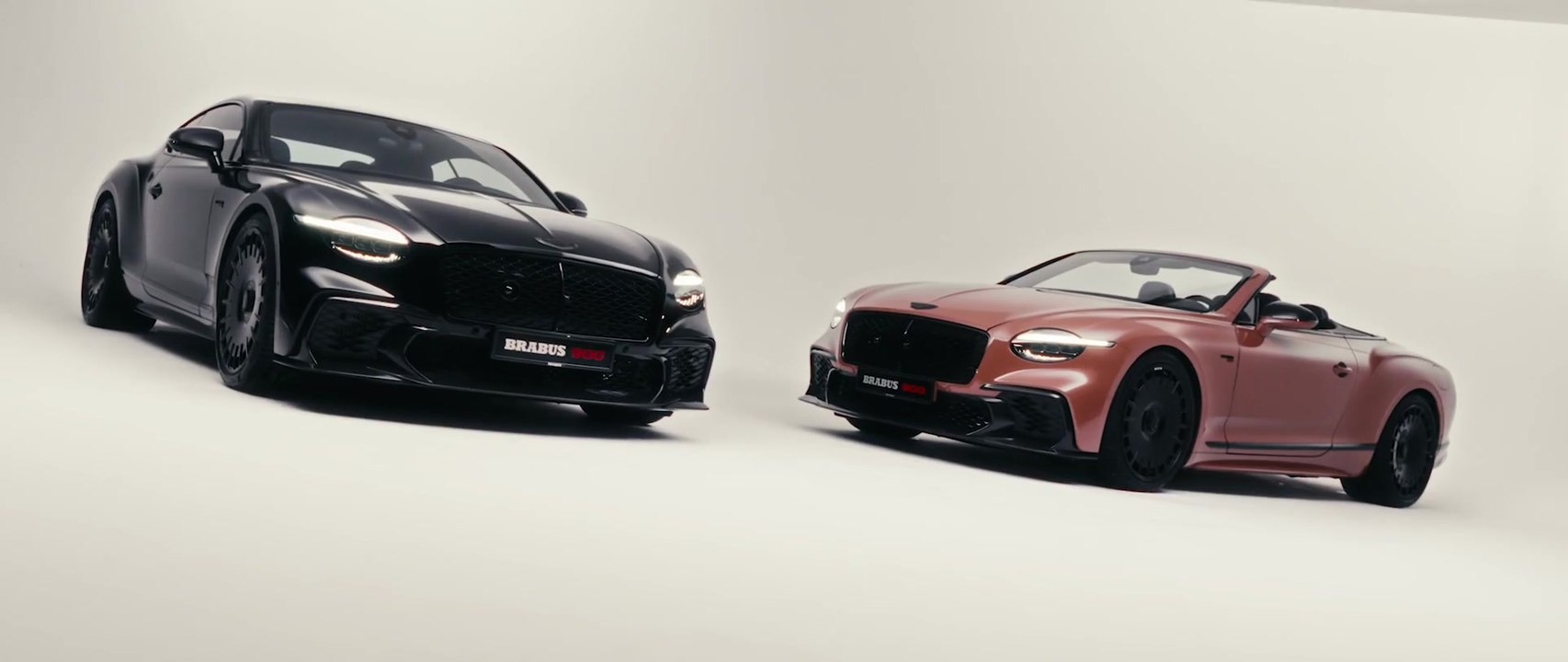 BRABUS 900 SUPERBLACK und BRABUS 900 auf Basis Bentley Continental GT Speed und GTC Speed